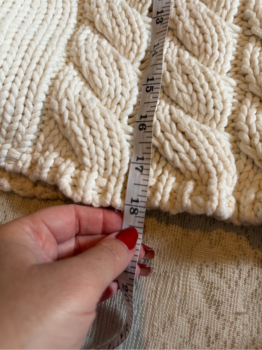Zara chunky knit tie side crewneck sweater - Picture 7 of 10